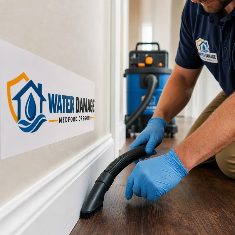 Cleaned baseboards and a carefully vacuumed hallway edge